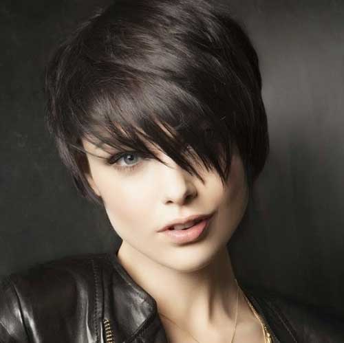 Dark Layered Pixie Cuts Best Dark Layered Pixie Cuts