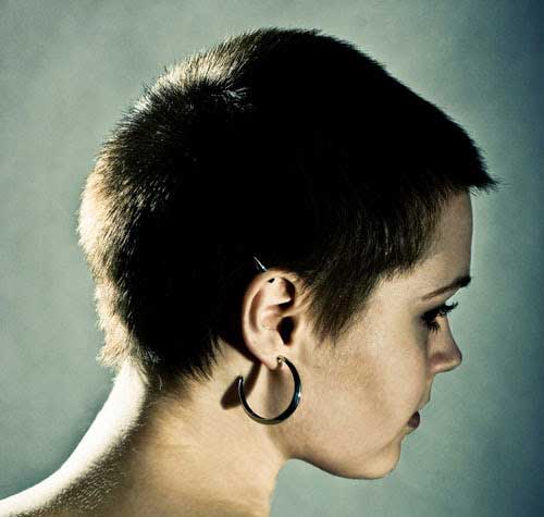 Dark Pixie Hair Cut Side View 2015 Dark Pixie Hair Cut Side View Look 2015