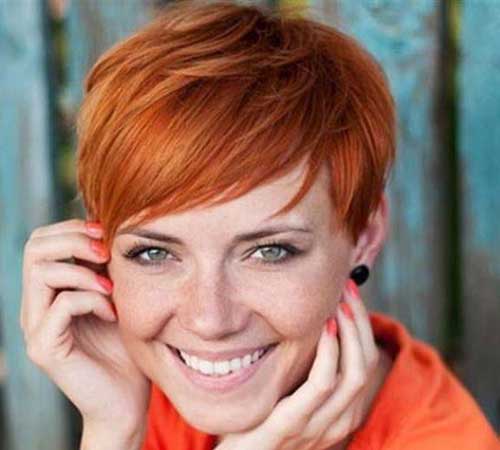 Red Pixie Hair Layered Red Pixie Hair