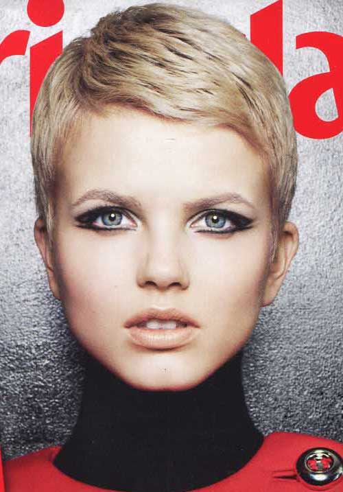 Blonde Casual Pixie Hair Blonde Casual Pixie Haircuts