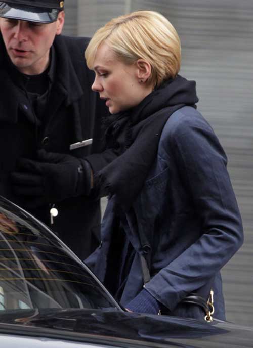 Carey Mulligan Pixie Side Carey Mulligan Pixie Side View