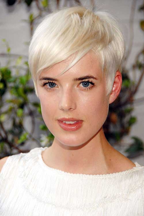 20 Pixie Crop Hairstyles Cut 2017 Straight Blonde Pixie Crop Hair