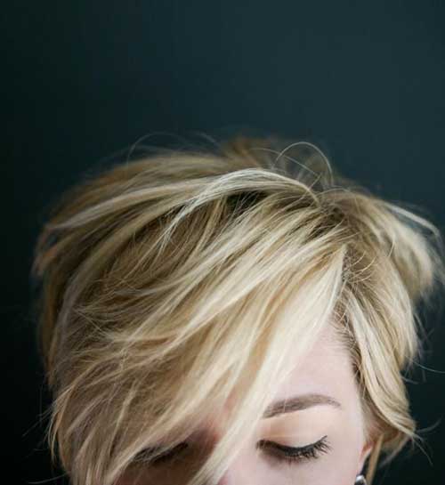 Blonde Pixie Haircut Long Bangs Best Blonde Pixie Haircut Long Bangs