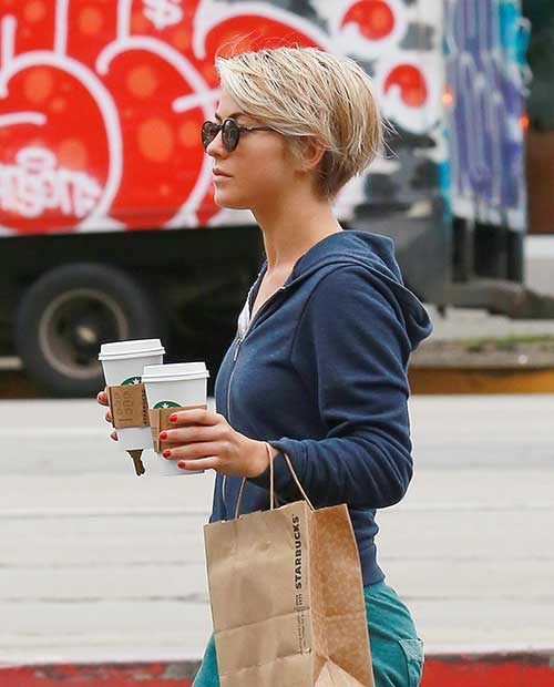 Hough Blonde Pixie Hough Blonde Pixie Side View