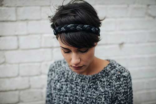 Cute Pixie with Headband Best Cute Pixie with Headband
