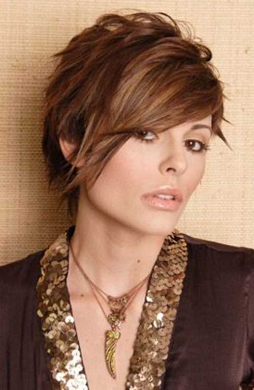 Dark Brown Color Pixie Hairdo Best Dark Brown Color Pixie Hairdo