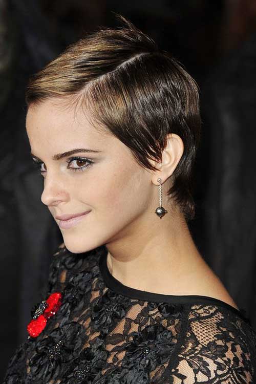 Emma Watson Side Swept Pixie Emma Watson Side Swept Pixie Hair