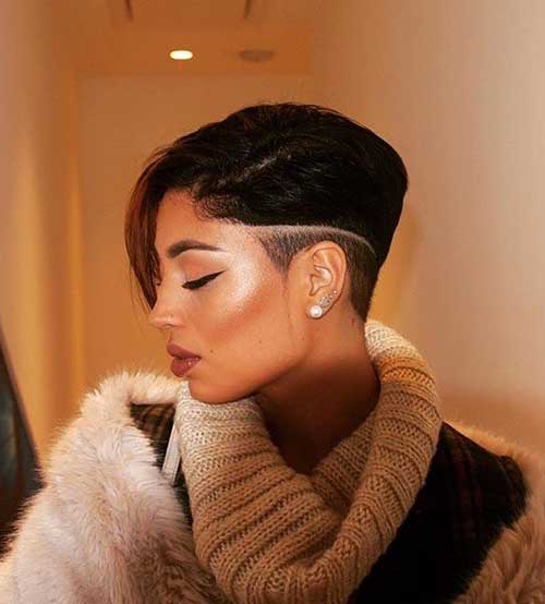 Shaved Pixie Cut-7