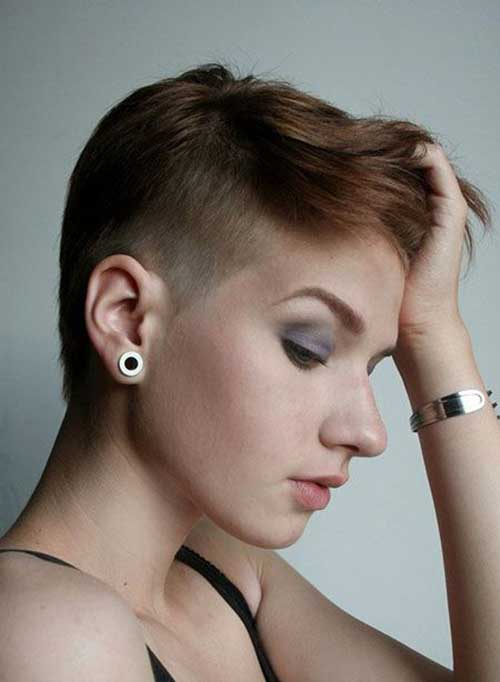 Pixie Cut With Sides Shaved