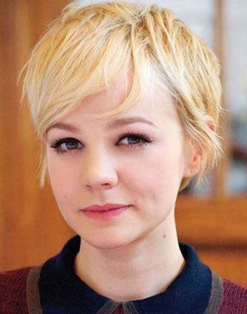 Pixie Haircut for Round Faces-14