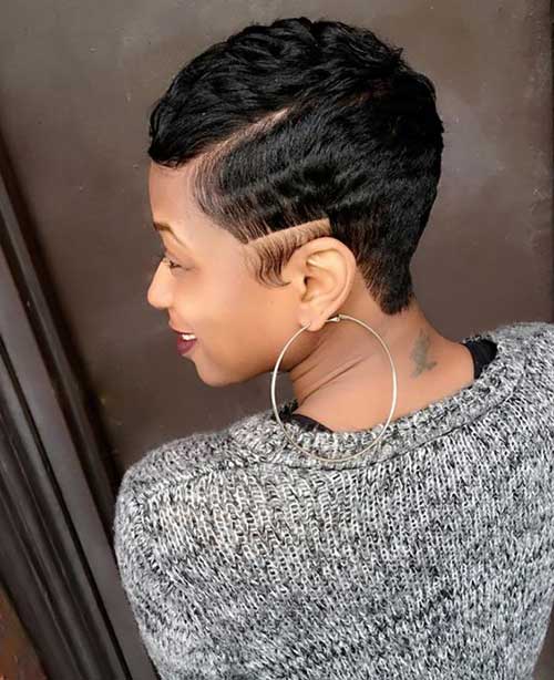 Black Hair Pixie Cuts