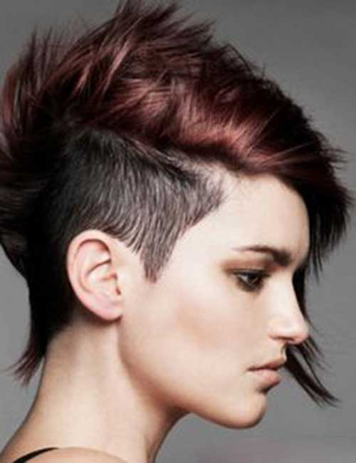 Popular Shaved Pixie Cuts