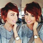 Red 2015 Pixie Hairstyle