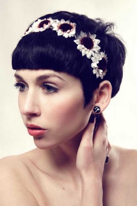 pixie cut for wedding