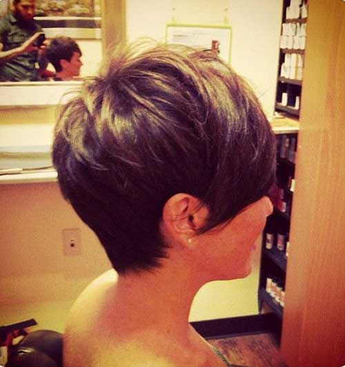 Great Brunette Pixie Hairstyles