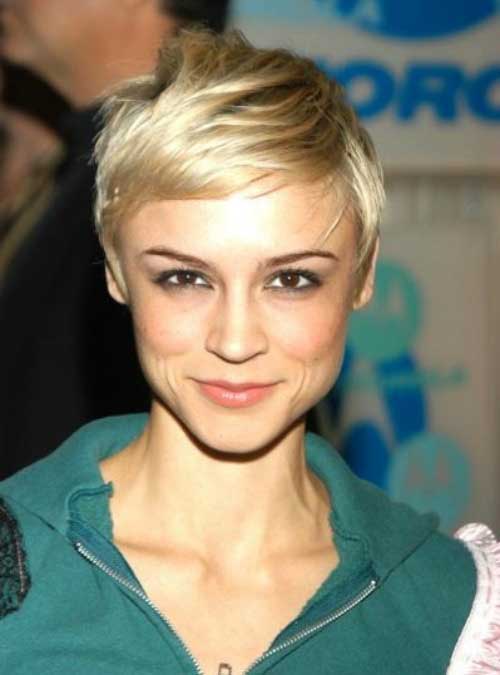 Classic Blonde Pixie Cropped