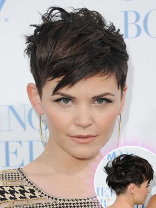 Ginnifer Goodwin Messy Pixie Cuts