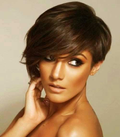 Ladies Pixie Hair Ladies Asymmetrical Pixie Hair