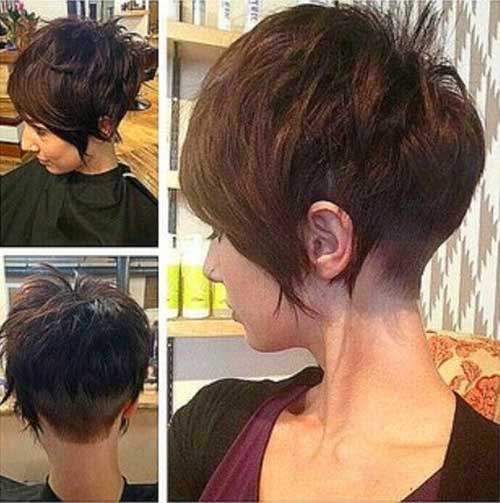Layered Pixie Hair with Bangs Layered Pixie Dark Hair with Bangs