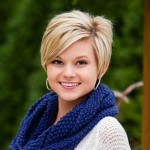 Blonde Pixie Haircut for Round Faces