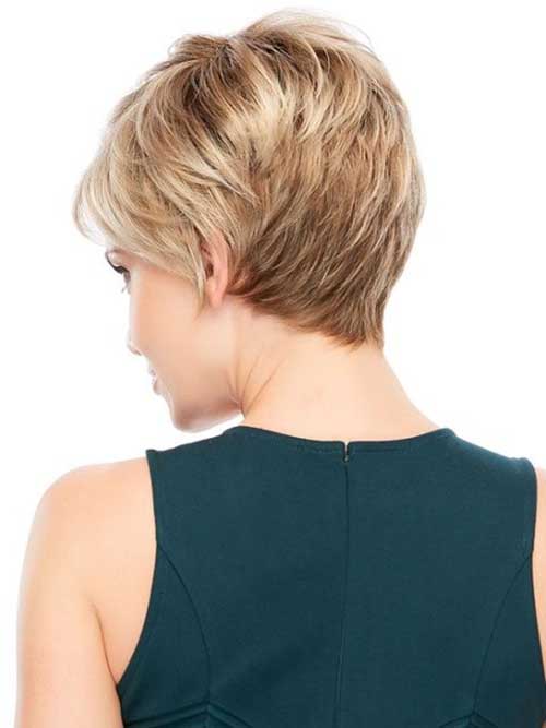 Pixie Layered Haircuts Back View