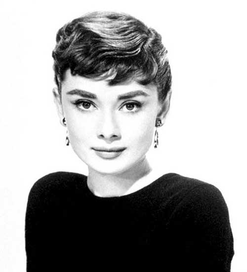 Audrey Hepburn Wavy Pixie Audrey Hepburn Wavy Pixie Hair