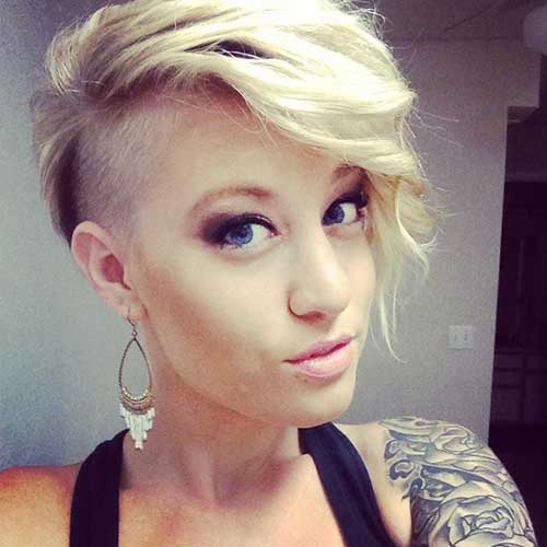 Chic Shaved Pixie Hair Chic Shaved Pixie Cuts