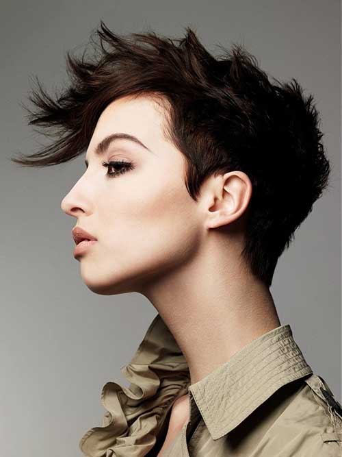 Faux Hawk Pixie Color Ideas Faux Hawk Pixie Dark Color Ideas