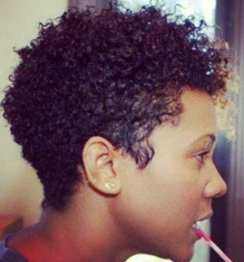Natural Curly Pixie Cut