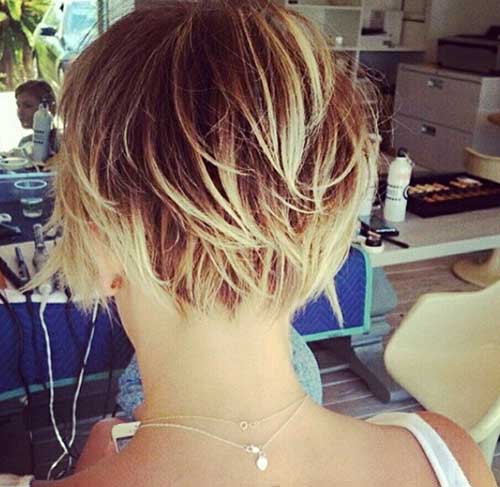 Pixie Cut Color Highlighted Pixie Cut Color