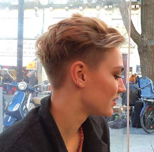Nice Shaved Pixie Cuts