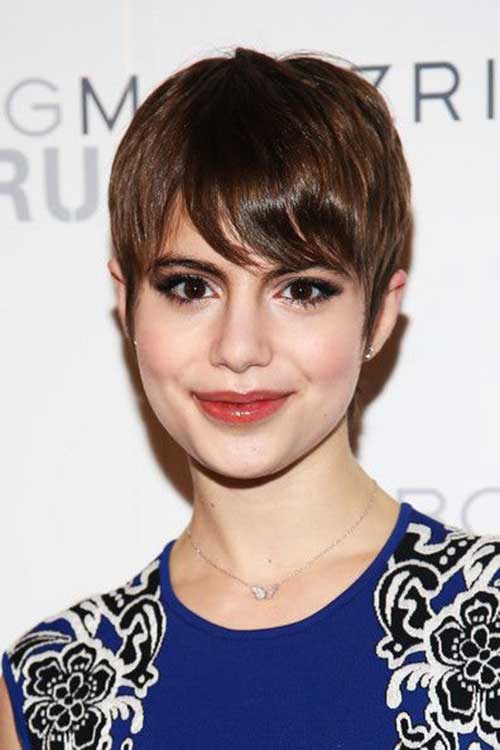 Thin Pixie Cut Brown Color Thin Pixie Cut Brown Color Ideas