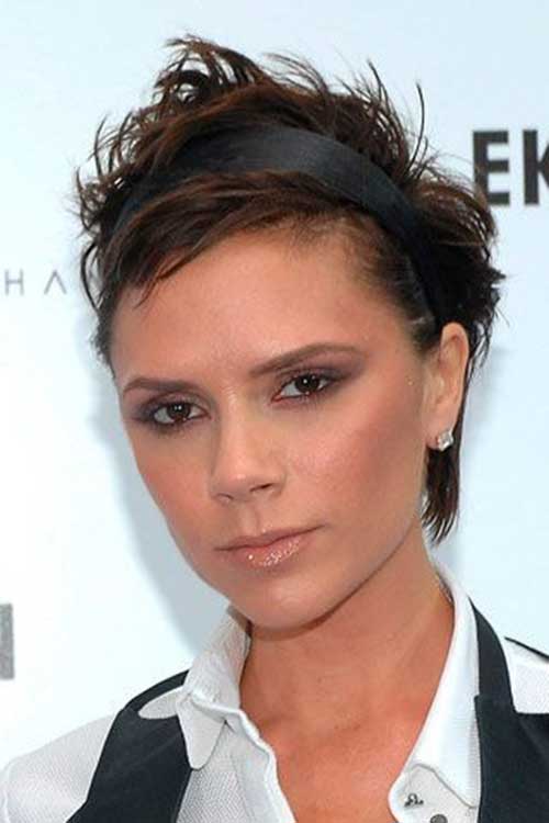 Victoria Beckham Pixie with Headband Victoria Beckham Pixie Hair with Headband