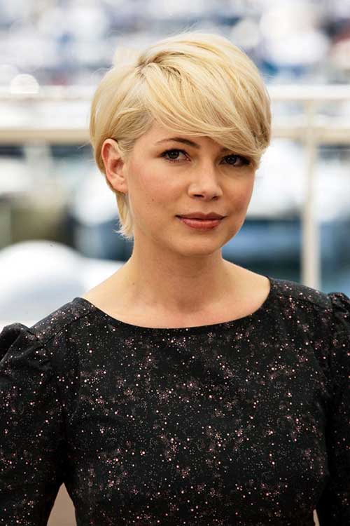 Long Blonde Pixie Cut Long Blonde Pixie Cut Look