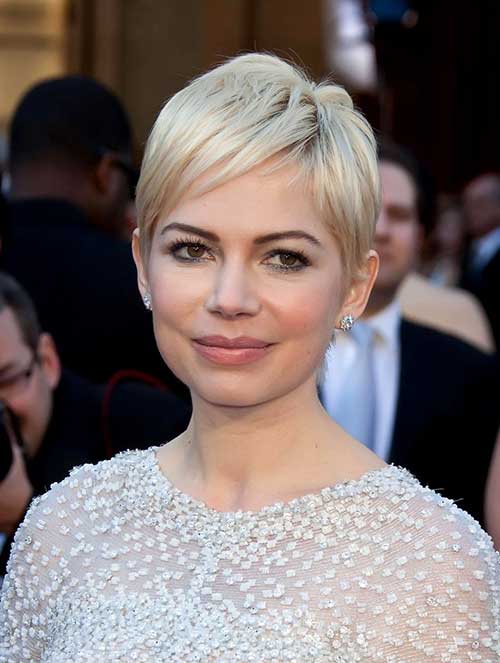 Michelle Williams Blonde Pixie Michelle Williams Blonde Pixie Cut