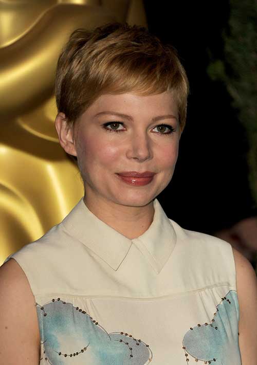 Michelle Williams Casual Pixie Michelle Williams Casual Pixie Cut