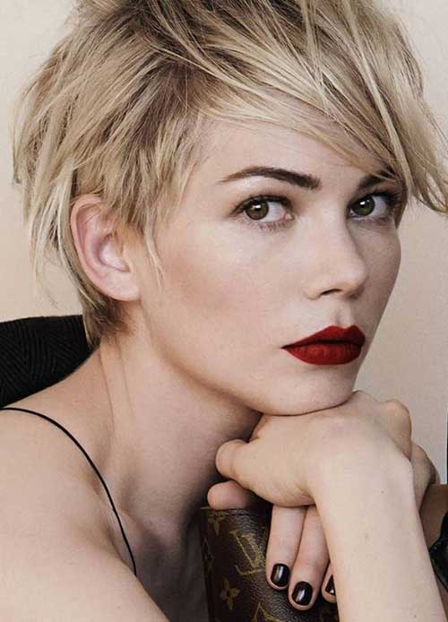 I Want: Michelle Williams' Edgy Pixie Cut – StylEnigma