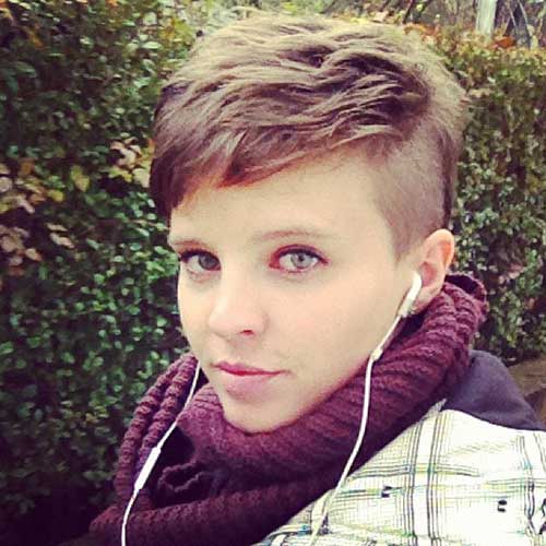 Best Shaved Pixie Cut