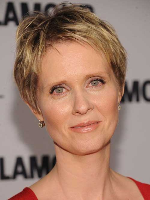 Short Chic Pixie for Round Faces Short Chic Pixie Hairstyles for Round Faces