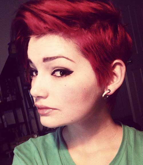 Cool Red Pixie Haircuts