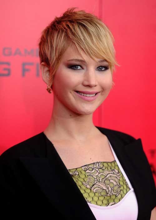 Jennifer Lawrence Haircut Pixie