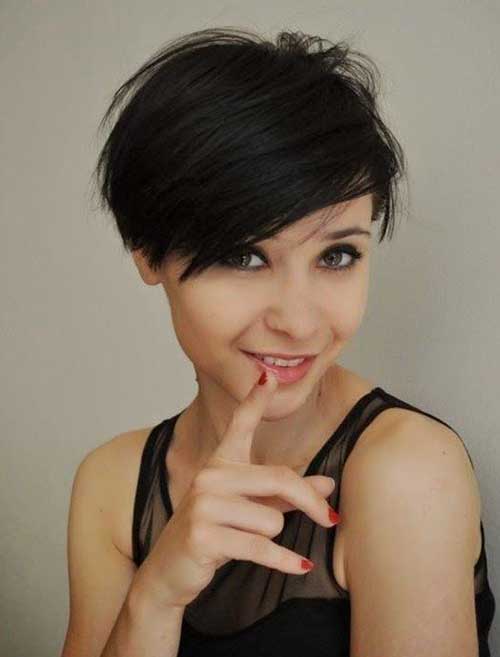 Long Pixie Hairstyles with Bangs