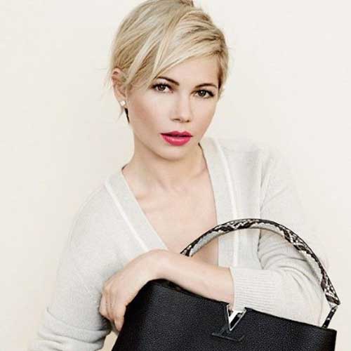 Michelle Williams Layered Pixie Hair Michelle Williams Layered Pixie Haircuts