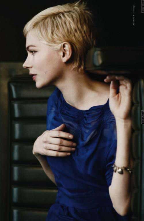 Michelle Williams Pixie Cut Side View Michelle Williams Pixie Cut Side View Look