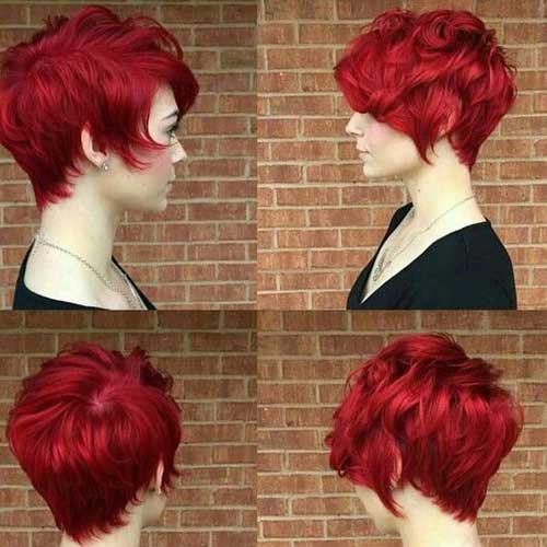 Trendy Pixie Red Hair