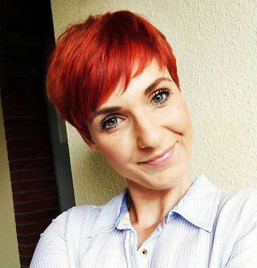 Red Pixie Haircuts