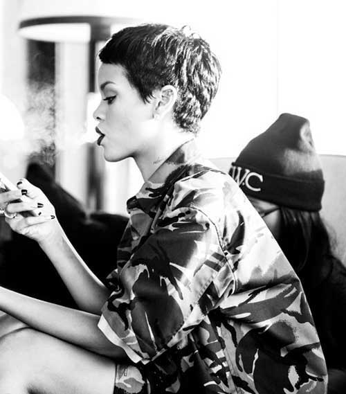 Rihanna Pixie Rihanna Pixie Cuts 2015