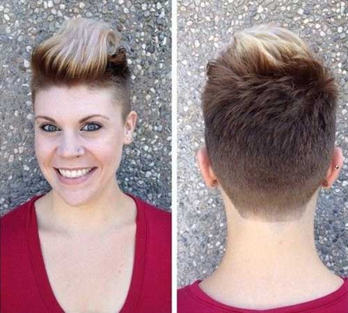 Coolest Shaved Pixie Hairstyles