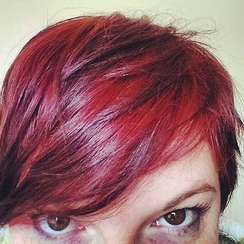 Shinny Red Pixie