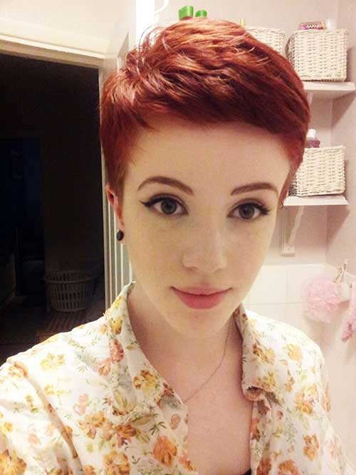 Pixie Cut with Color